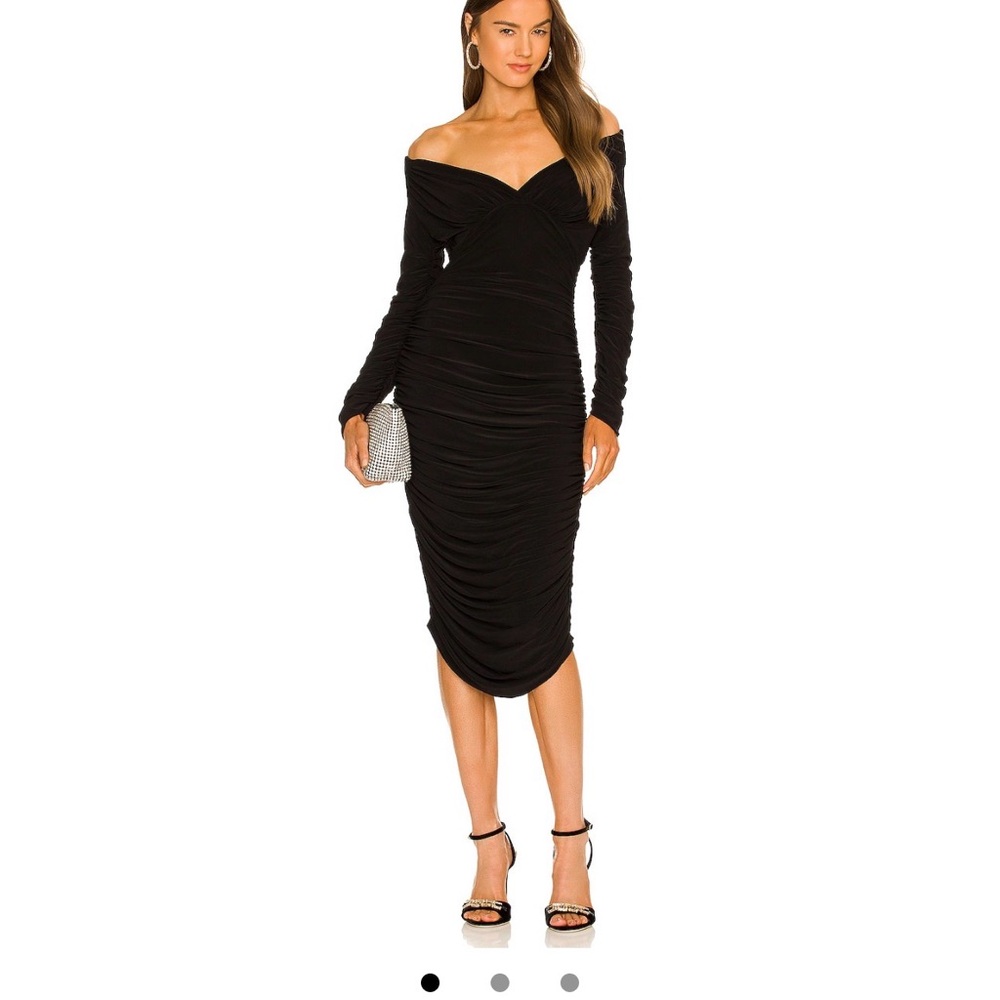 Norma Kamali black Tara dress